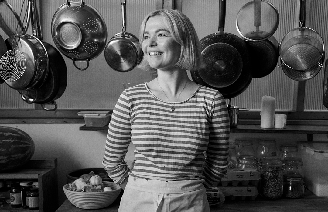 Rosie Kellett, recipe author, in her kitchen