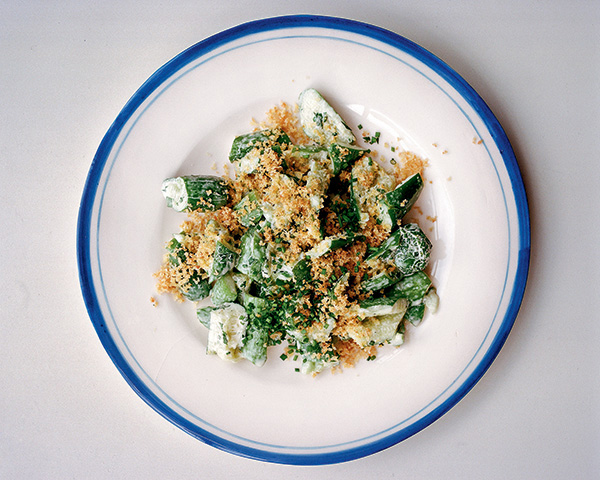 Smashed Cucumber Caesar