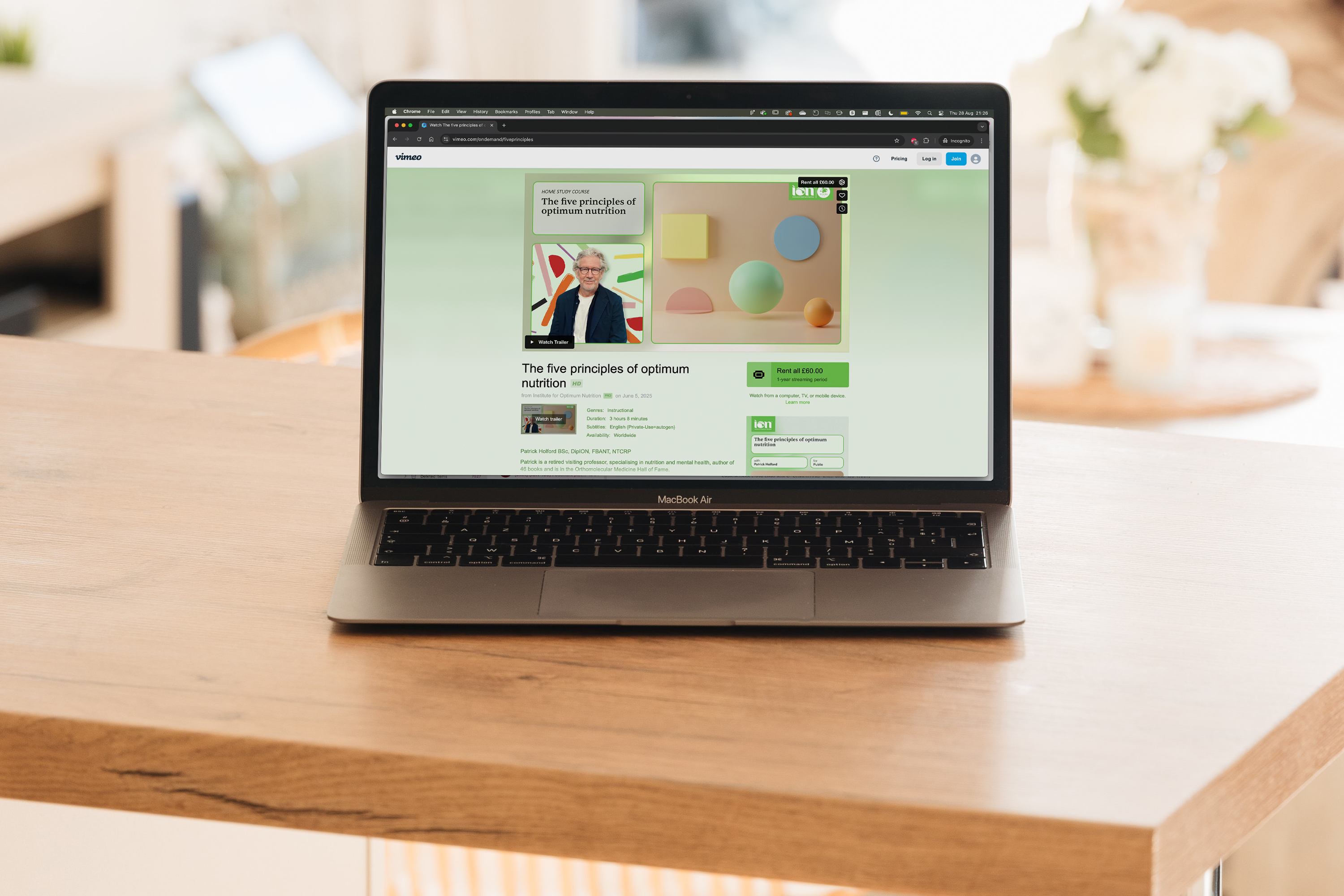 The five principles of optimum nutrition